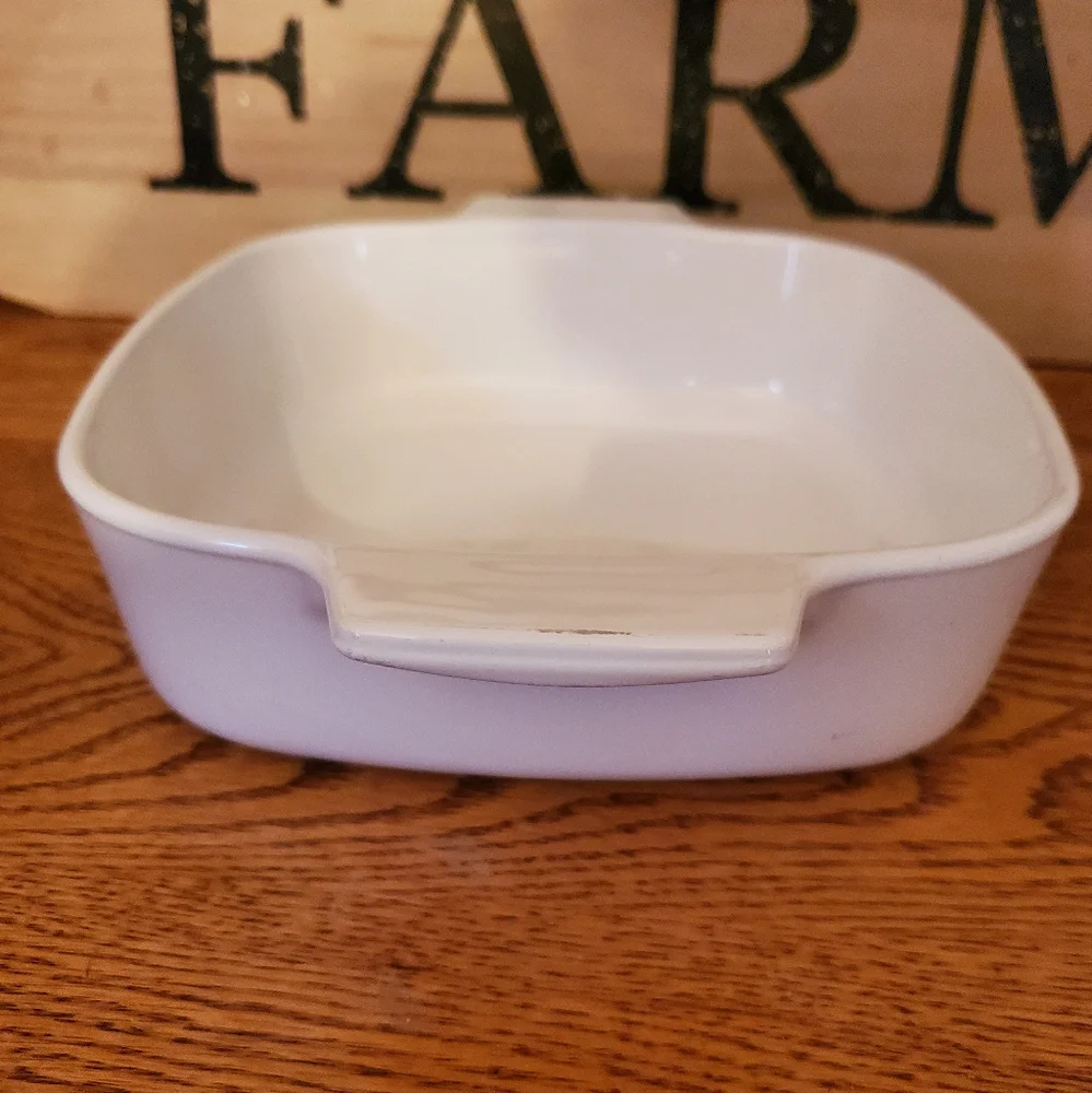 Vintage Corningware Square Blue Cornflower Dish w/o Lid